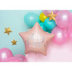 Picture of FOIL BALLOON STAR HAPPY BIRTHDAY LIGHT POWDER PINK 18 INCH